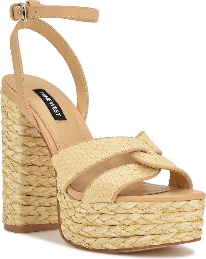 Hayya 3 Womens Ankle Strap Buckle Platform Sandals