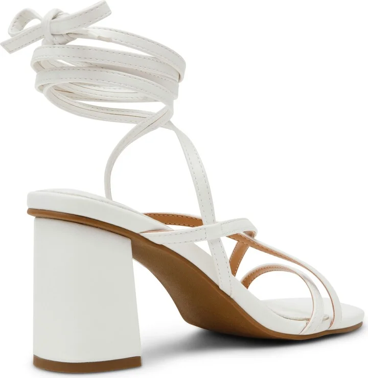 Haze Ankle Tie Black Heel Sandal - Image 6