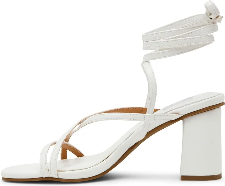 Haze Ankle Tie Black Heel Sandal - Image 10