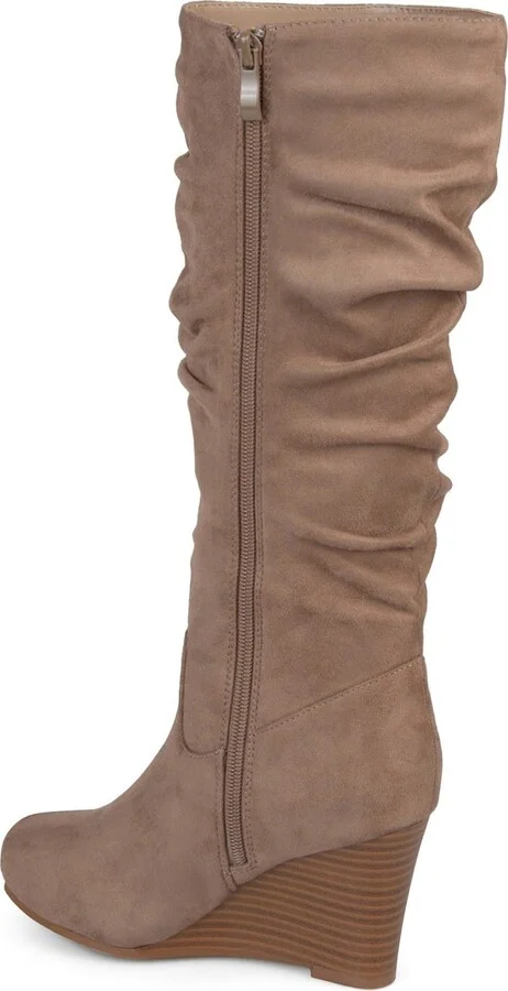 Haze Wide Calf Wedge Boot - Image 8