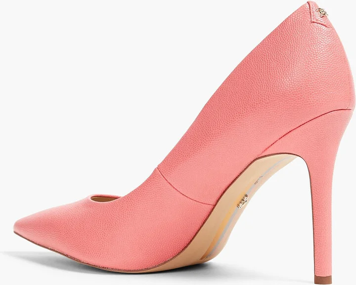 Hazel faux pebbled leather pumps - Image 3