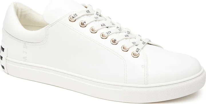 Hazel Oversized Logo Trainer In Colour White Size 36 - Image 4