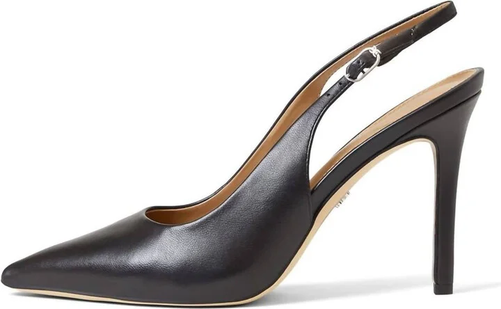 Hazel Sling Heels In Black