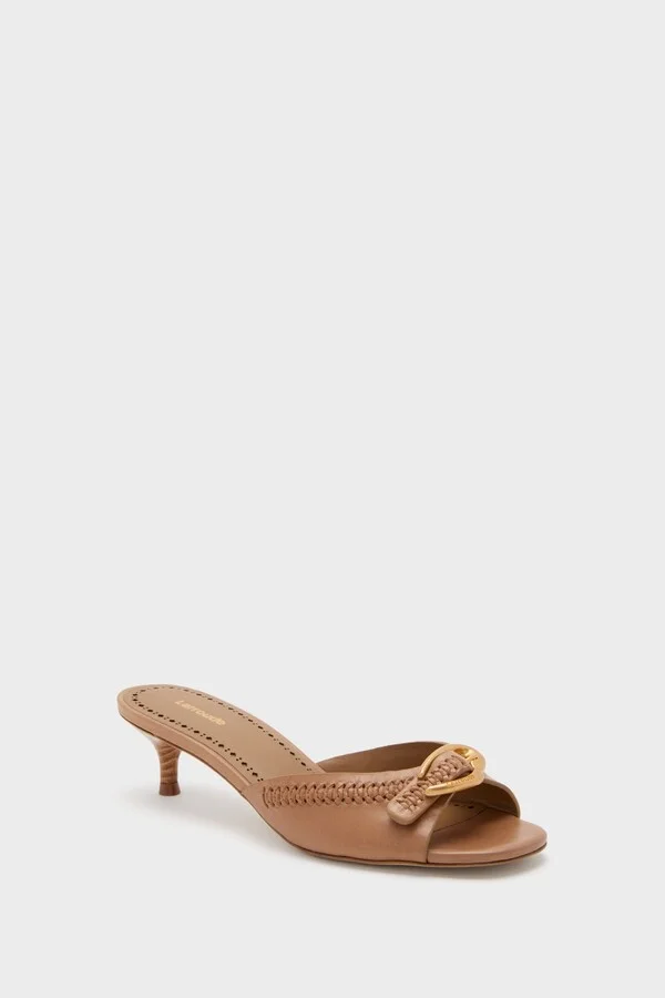 Hazelnut Leather Verona Mules