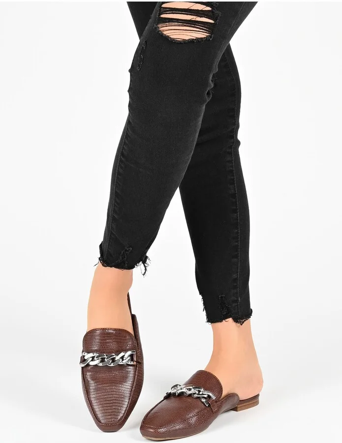 Hazina Embossed Lizard Tru Comfort Foam Mule - Image 9