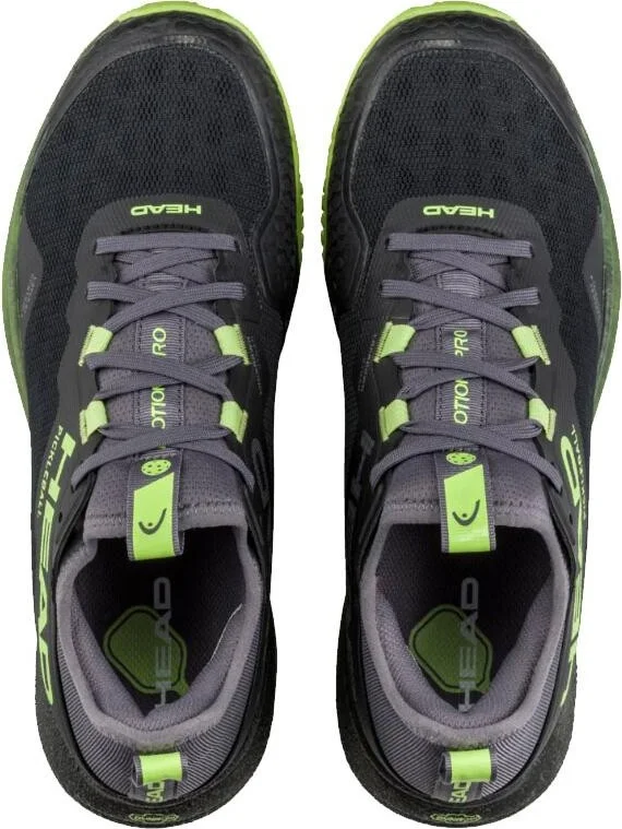 Head Men's Motion Pro Pickleball Shoes - Black/lime - Image 2