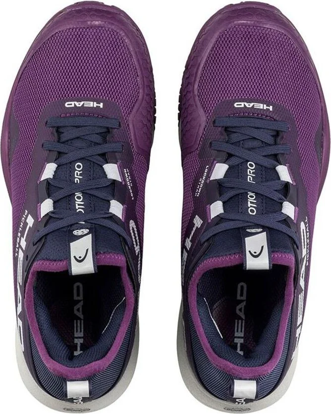 Head Motion Pro Womens Pickleball Shoes - Plum/white - Image 2