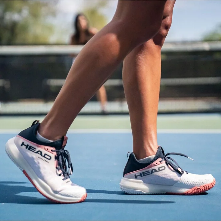 Head Motion Pro Womens Pickleball Shoes - Plum/white - Image 7