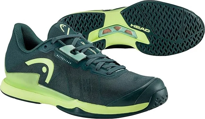 HEAD Sprint Pro 3.5 Tennis Shoes Men's Shoes Forest Green/Light Green : 10 M, Synthetic/Textile