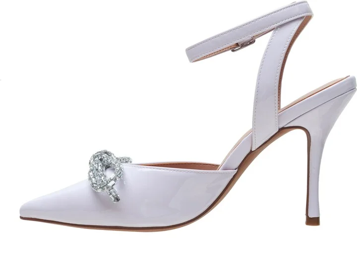 Heart Ankle Strap Pointed Toe Pump - Image 4