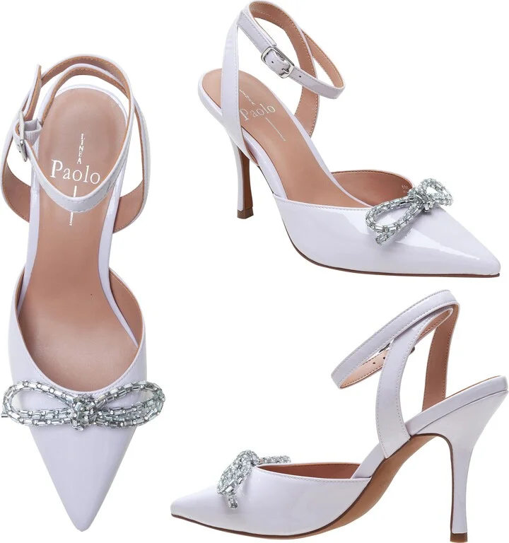 Heart Ankle Strap Pointed Toe Pump - Image 8