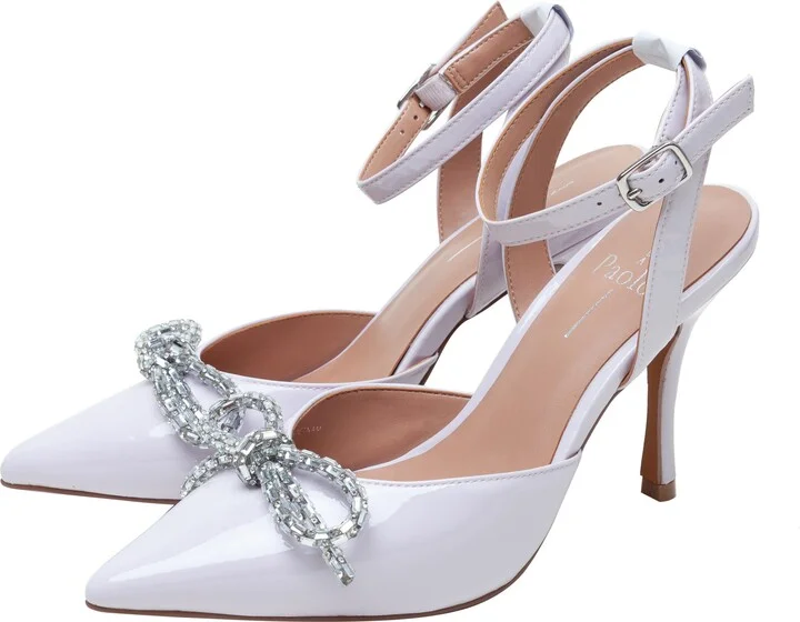 Heart Ankle Strap Pointed Toe Pump - Image 9