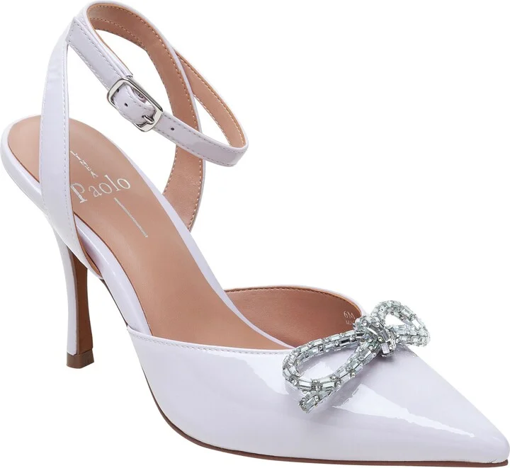 Heart Ankle Strap Pointed Toe Pump