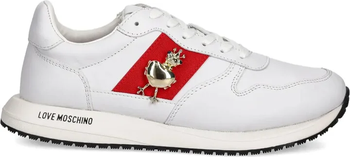 Heart-Appliqué Sneakers