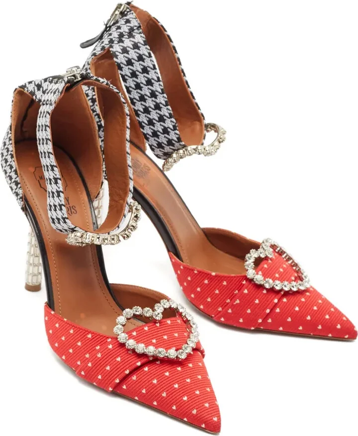 Heart-Buckle Pattern Pumps - Image 2