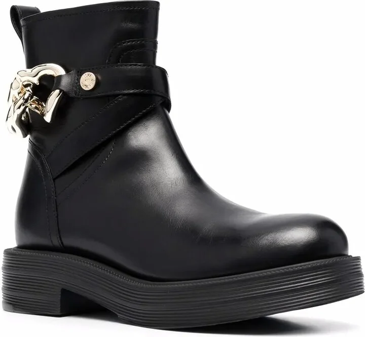 Heart-Charm Ankle Boots - Image 2