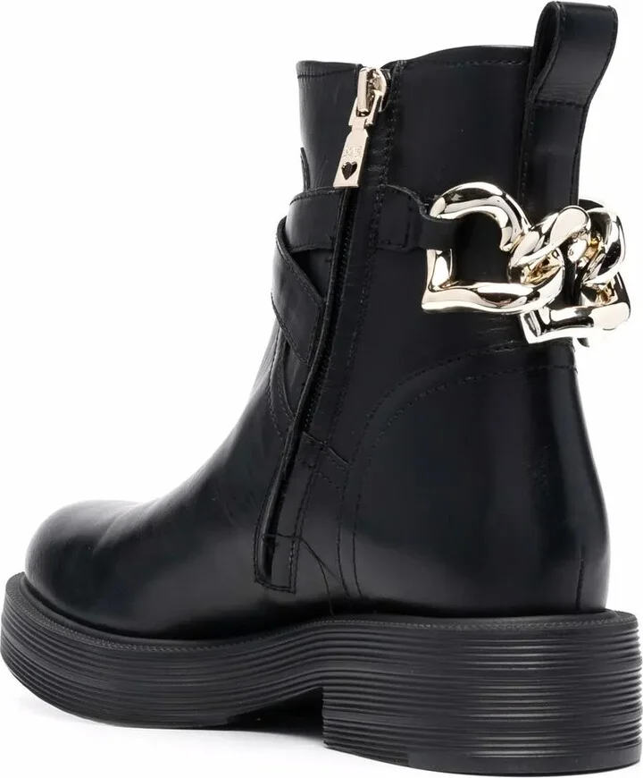 Heart-Charm Ankle Boots - Image 3