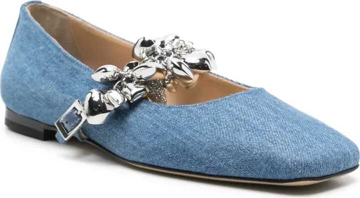 Heart-Charm Ballet Flats - Image 2