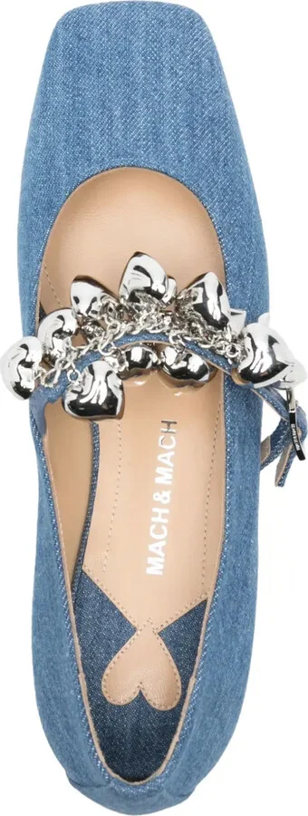 Heart-Charm Ballet Flats - Image 4