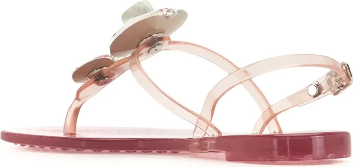 Heart Crystal-Embellished Sandals - Image 3