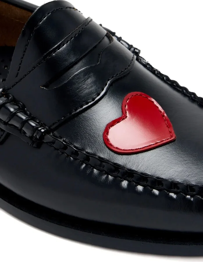 Heart-Embellishment Loafers - Image 3