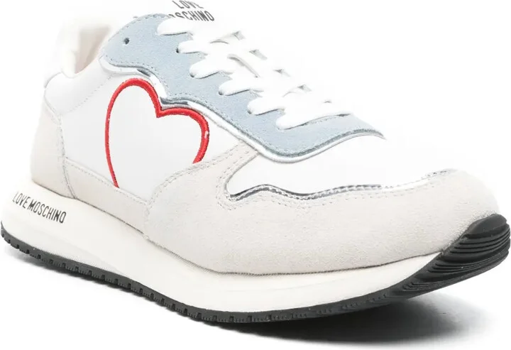 Heart-Embroidered Sneakers - Image 2