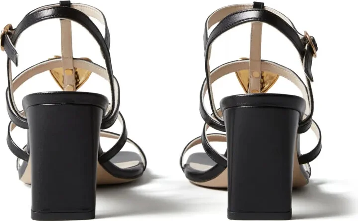 Heart-Heel Leather Sandals - Image 3