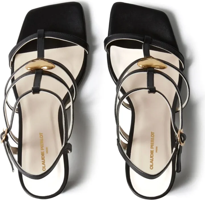 Heart-Heel Leather Sandals - Image 4