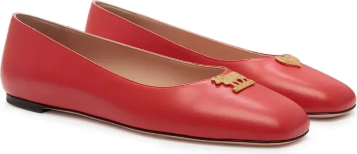 Heart-Plaque Ballerina Shoes - Image 2