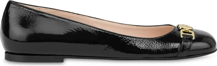 Heart Plaque Ballerina Shoes