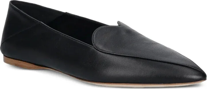 Heart pointed-toe leather loafers - Image 2