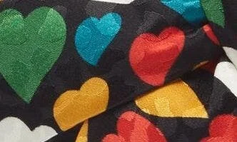 Heart Print Jacquard Platform Sandal - Image 7