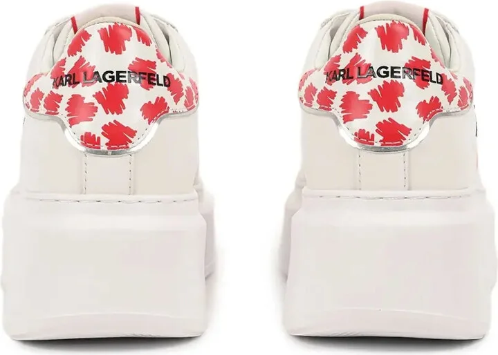 Heart-Print Platform Sneakers - Image 3