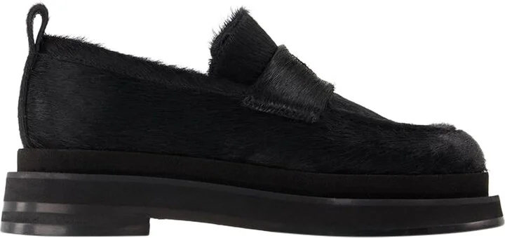 Heart Toe Loafers - Simone Rocha - Leather - Black