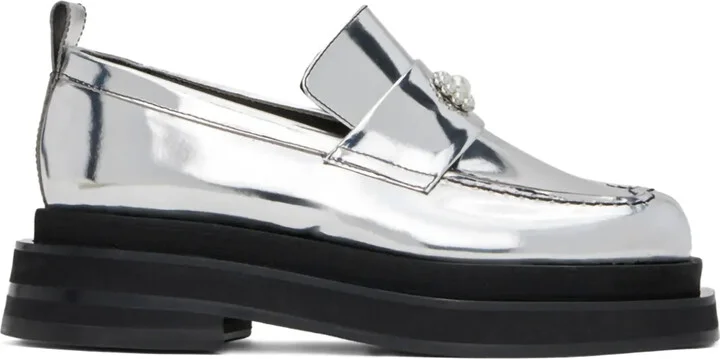 Heart-Toe Platform Loafers
