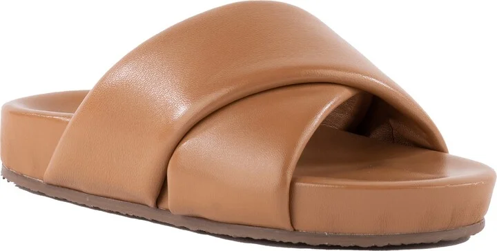 Heartfelt Crisscross Slide Sandal