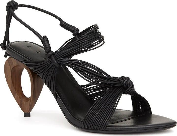 Heartwood Sculptural Heel In Colour Black Size 35 - Image 3