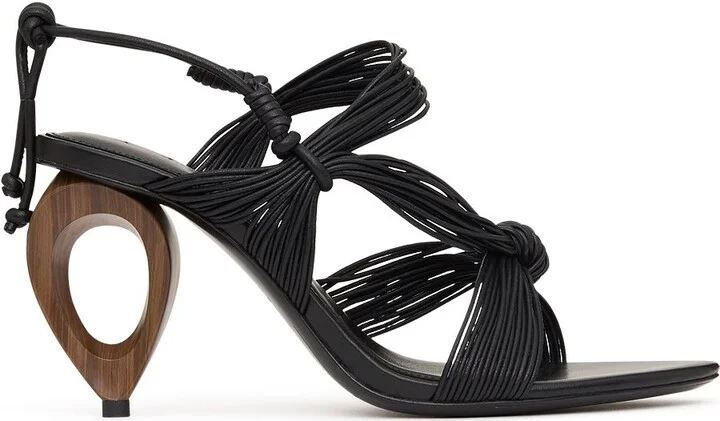 Heartwood Sculptural Heel In Colour Black Size 35