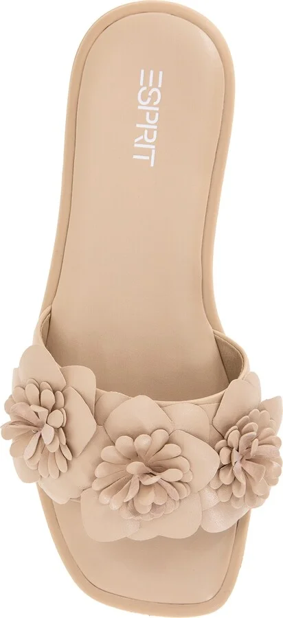 Heather Floral Appliqué Slide Sandal - Image 4