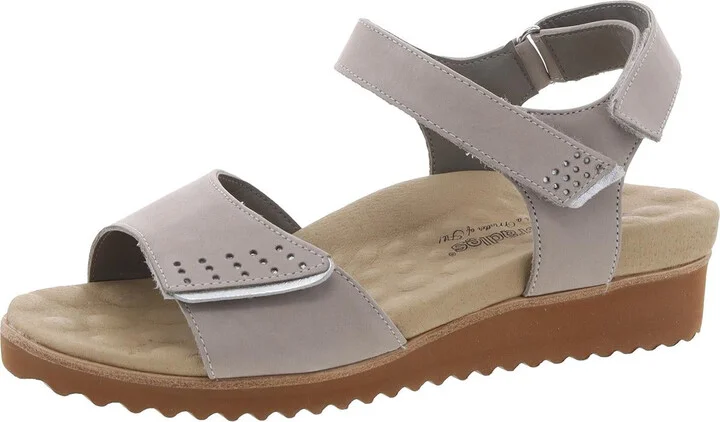 Heather Womens Adjustable Leather Slingback Sandals