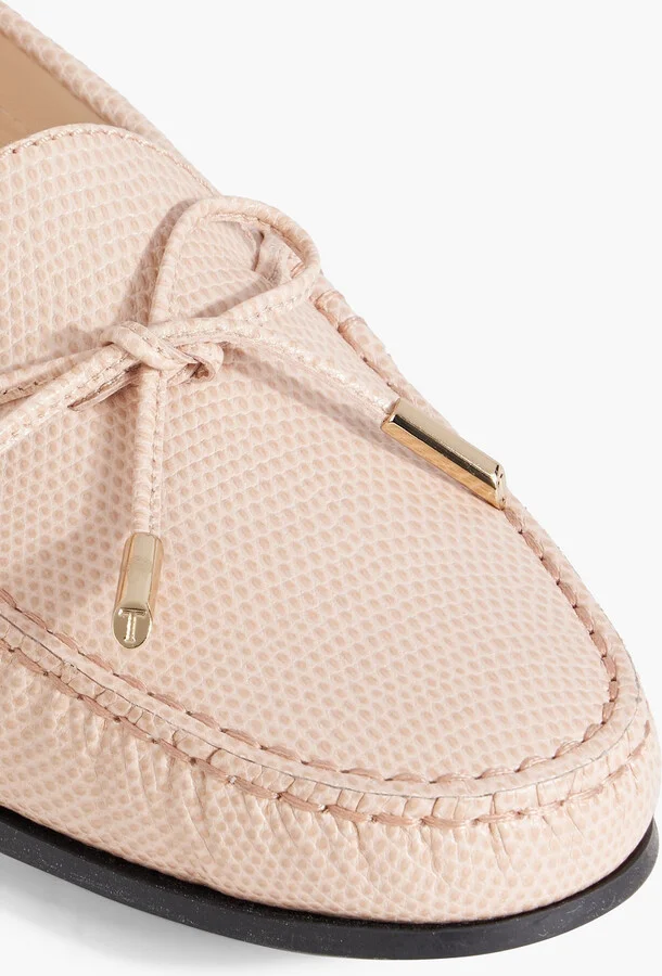 Heaven Lacetto lizard-effect leather loafers - Image 4