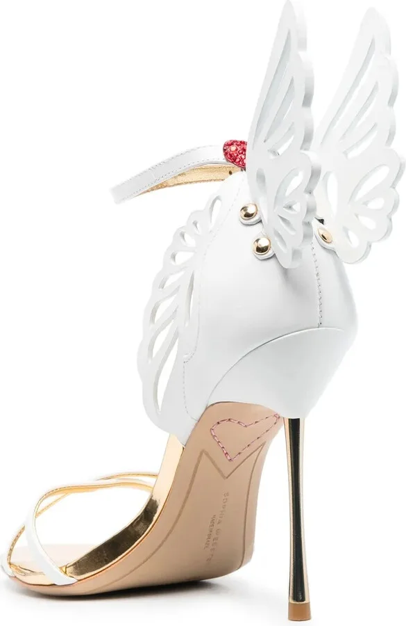 Heavenly 100mm butterfly sandals - Image 3