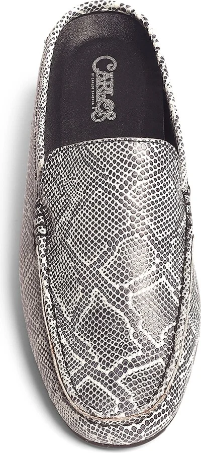 Hector Snake Embossed Leather Mule - Image 9