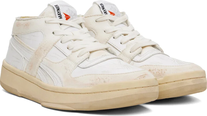 Hed Mayner Off-White Reebok Classics Edition BB5600 Cut Sneakers - Image 4