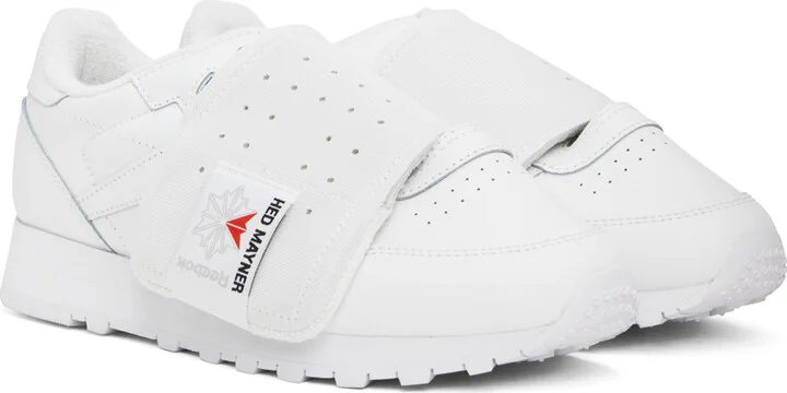Hed Mayner White Reebok Classics Edition Classic Leather Sneakers - Image 4