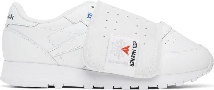 Hed Mayner White Reebok Classics Edition Classic Leather Sneakers
