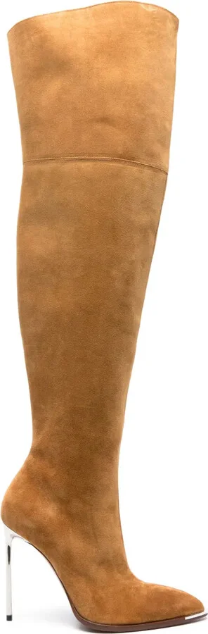 Hedy 105mm suede boots