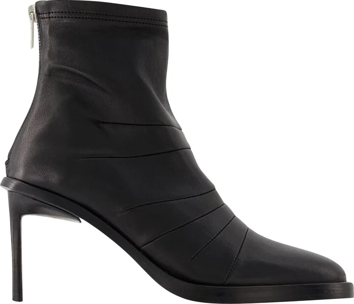 Hedy Ankle Boots - Ann Demeulemeester - Leather - Black