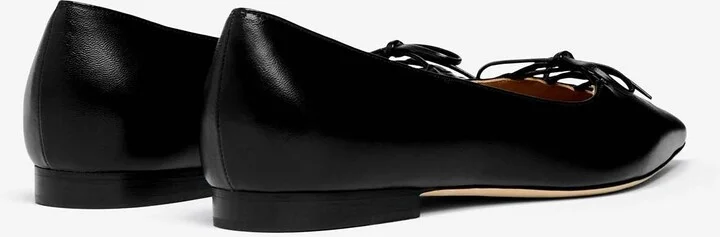 Hedy Pointed Ballet Flats in Nappa Leather - Image 2