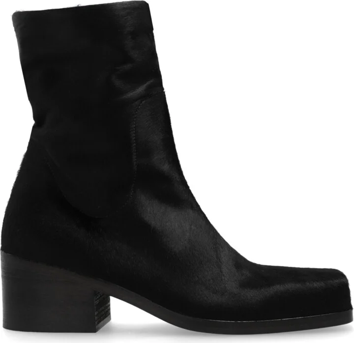 Heeled Ankle Boots, , - Black